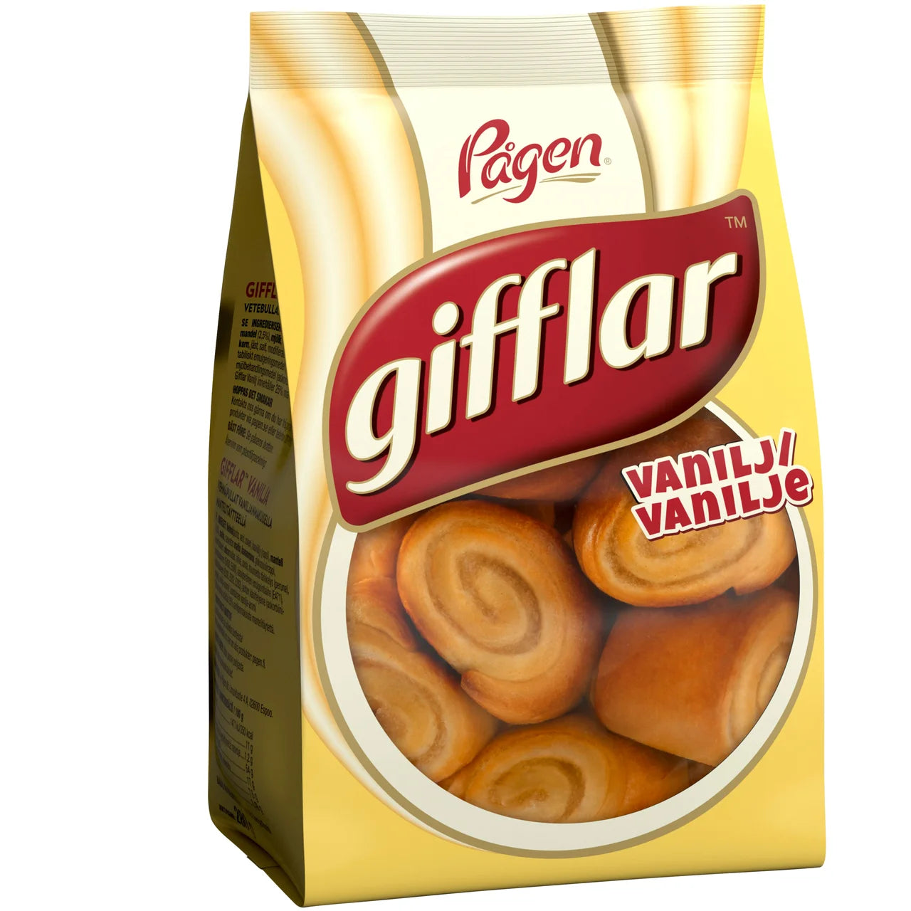 2 Bags of Pågen Gifflar Vanilla Rolls 280g (9.87 oz) – Authentic Swedish Mini Vanilla Pastries