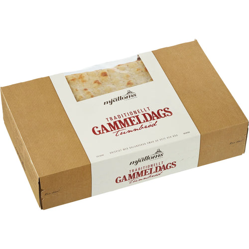 2 Packs of Mjälloms Tunnbröd Gammeldags – The Original 320g (11.28 oz) – Authentic Swedish Traditional Crisp Flatbread