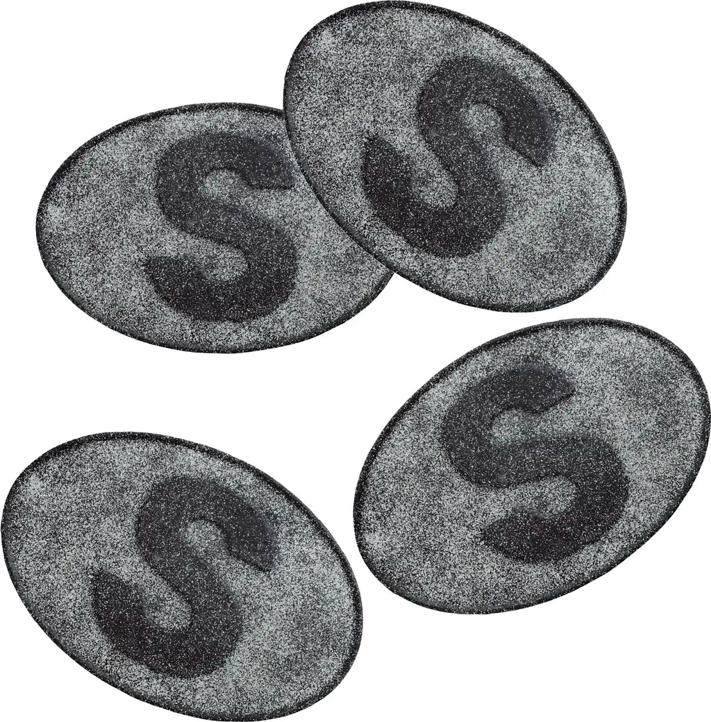S-Märke Supersalt Salty Licorice Candy 10 × 80g (10 × 2.82 oz) – Authentic Swedish Super Salty Licorice Gummies