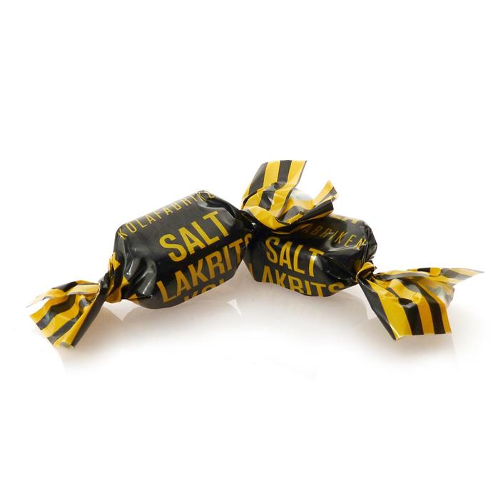 Kolafabriken Saltlakritskola 600g (21.16oz) - Swedish Salt Licorice Toffee