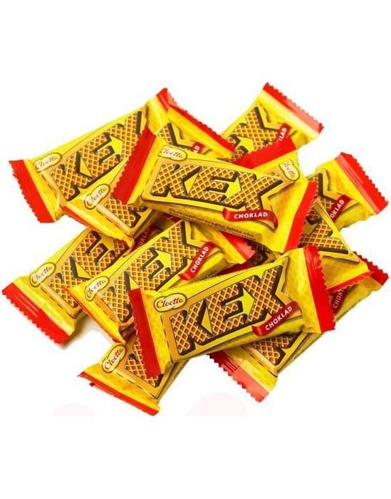 4 x Cloetta Kexchoklad Mini 156g (5.50 oz) – Swedish Mini Milk Chocolate Wafer Bites