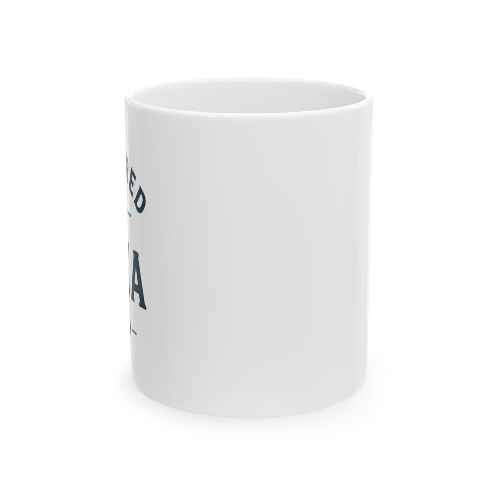 Powered by Fika™ Ceramic Coffee Mug – Premium Swedish Coffee Mug for Everyday Fika