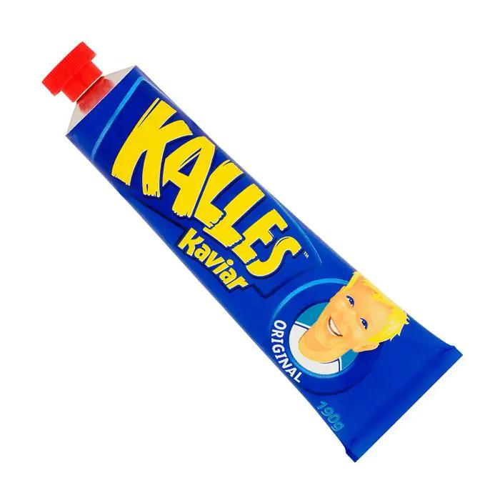 Kalles Kaviar Original 5 × 190g (5 × 6.70 oz) – Authentic Swedish Creamed Smoked Cod Roe Spread