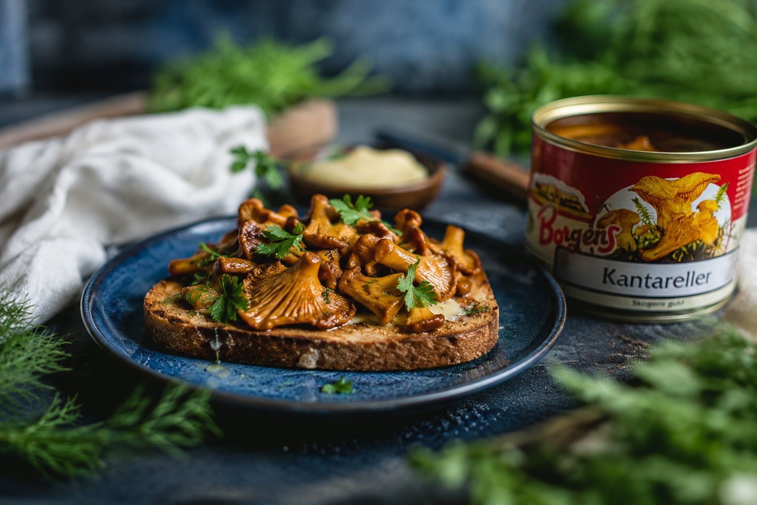 Borgens Chanterelles in Water 200g (7.05 oz) – Authentic Swedish Whole Chanterelle Mushrooms