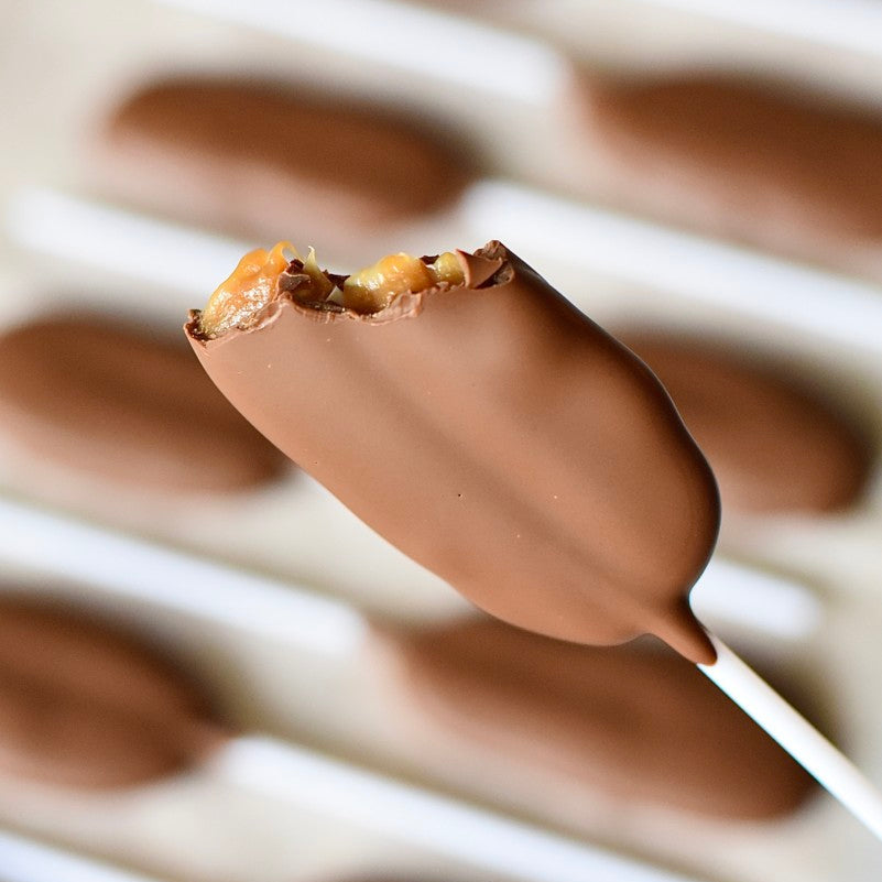 Fazer Dumle Klubbor 10 Pack 100g (3.52 oz) – Finnish Chocolate Covered Caramel Lollipops