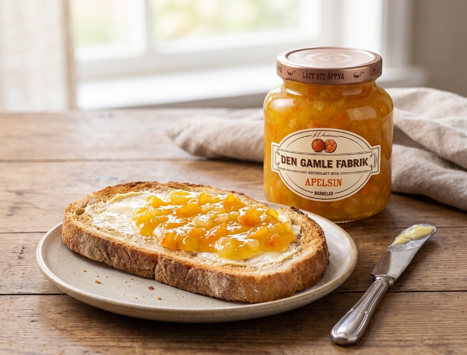 2 x Den Gamle Fabrik Orange Marmalade 380g (13.40 oz) – Authentic Danish Orange Marmalade