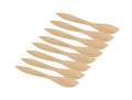 Jonas of Sweden Smörkniv av Bok 8-pack – Swedish natural beechwood butter knives with bevelled spreading edges, 18cm, set of eight
