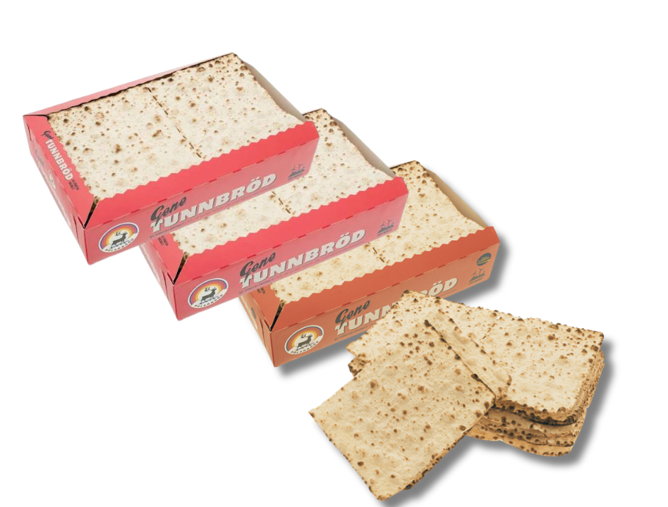 3 Packs of Polarbröd Hårt Tunnbröd Gene 330g (11.64 oz) – Authentic Swedish Crisp Thin Bread
