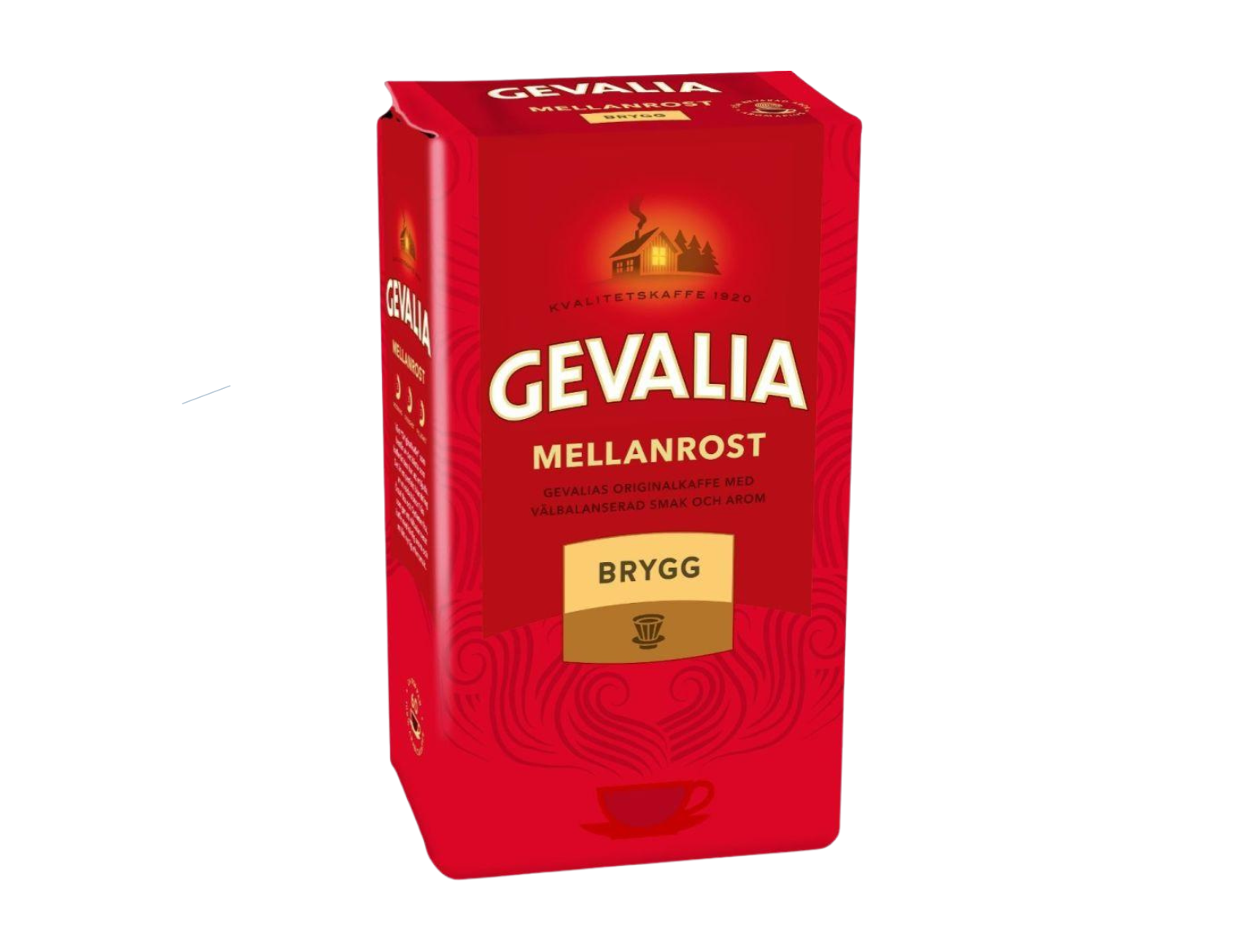1 Pack of Gevalia Swedish Coffee 450 g (15,90 oz), Mellanrost, Swedish coffee. Medium roast, Filter Coffee Gevalia, Fika Coffee, Sweden
