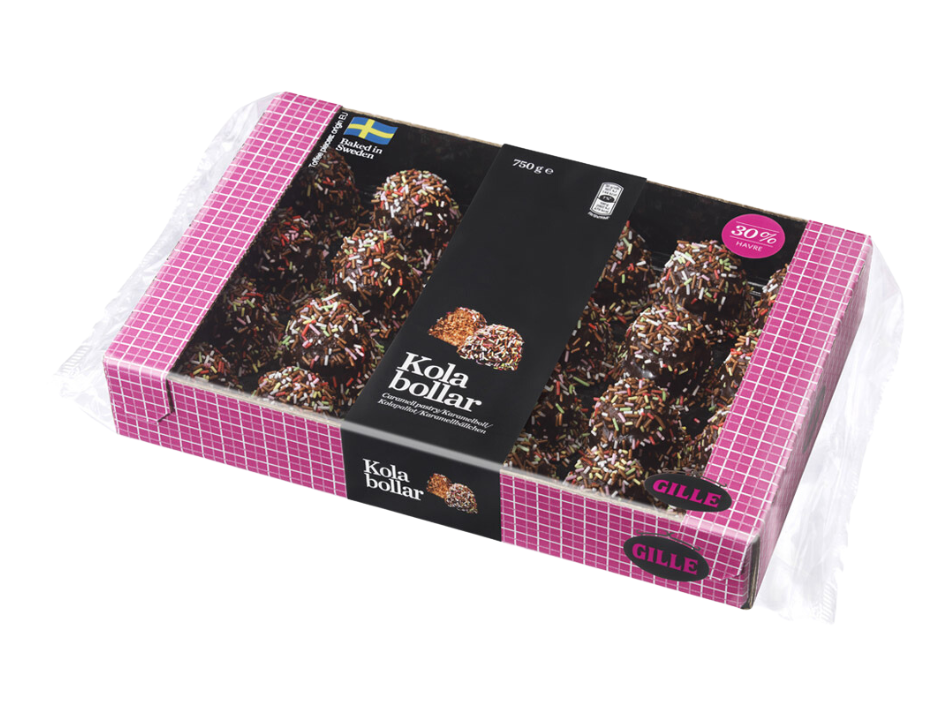 Gille Kolabollar 750g (26.45 oz) – Authentic Swedish Soft Caramel Cookies