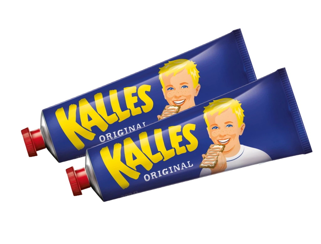 Kalles Kaviar Original 2 × 300g (2 × 10.58 oz) – Authentic Swedish Creamed Smoked Cod Roe Spread – Large Tubes