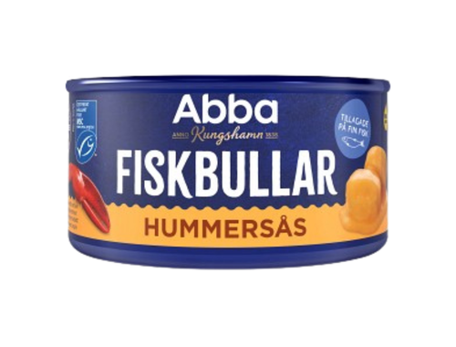 2 Cans of Abba Fiskbullar i Hummersås 375g (13.23 oz) – Authentic Swedish Fish Balls in Lobster Sauce