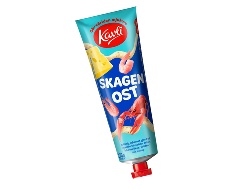 2 Tubes of Kavli Skagenost Seafood Cheese Spread 275g (9.70 oz) – Authentic Swedish Creamy Cheese Spread with Shrimp & Crab