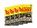 Ahlgrens Bilar Saltlakrits 4 × 130g (4 × 4.58 oz) – Authentic Swedish Salty Licorice Foam Candy Cars