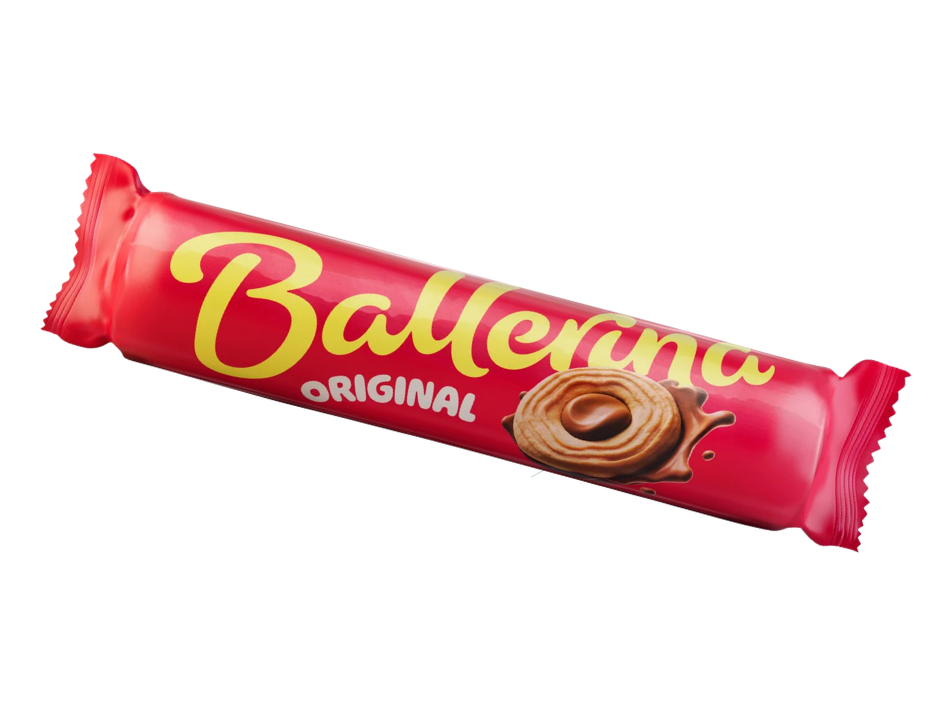 3 x Göteborgskex Ballerina Original Chocolate-Filled Biscuits 205g (7.23 oz) – Authentic Swedish Chocolate Sandwich Cookies