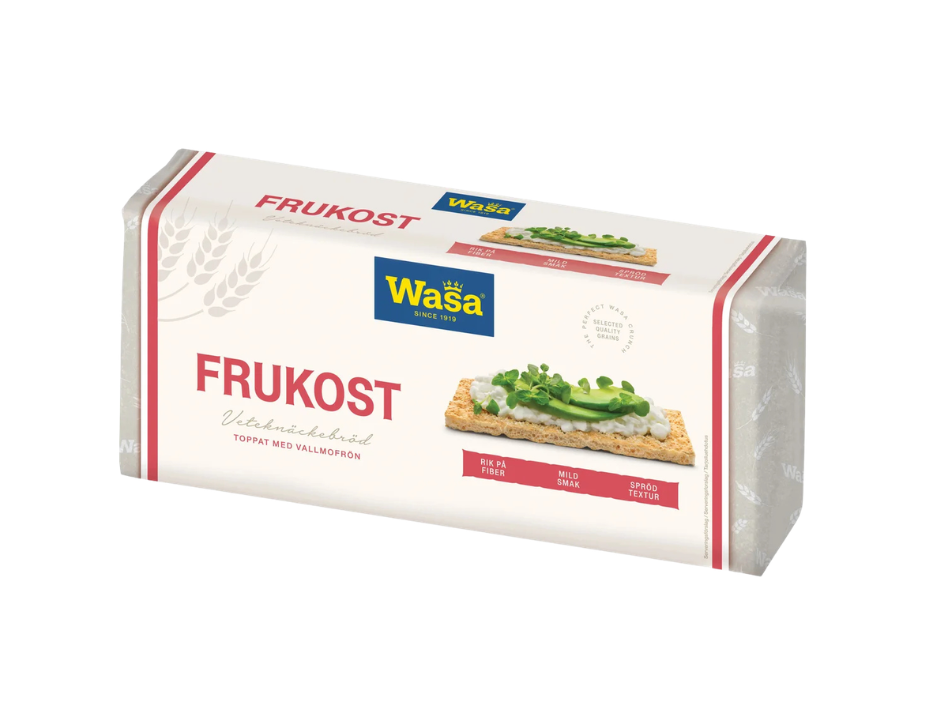 Wasa Frukost Crispbread 480g (16.93 oz) – Authentic Swedish Light Breakfast Crispbread