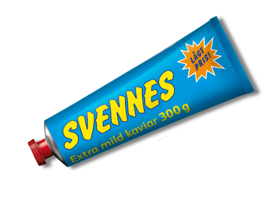 2 Tubes of Svennes Extra Mild Kaviar 300g (10.58 oz) – Authentic Swedish Creamy Cod Roe Spread