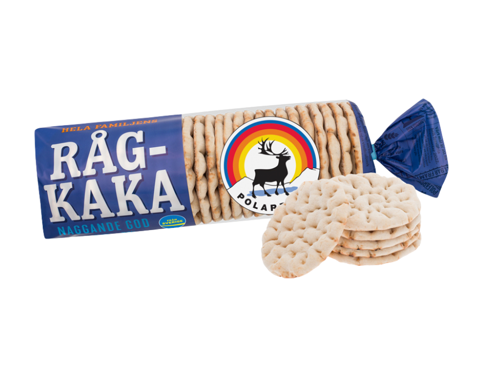Polarbröd Rågkaka 3 × 24 pcs (3 × 900g / 3 × 31.74 oz) – Authentic Swedish Soft Rye Flatbread