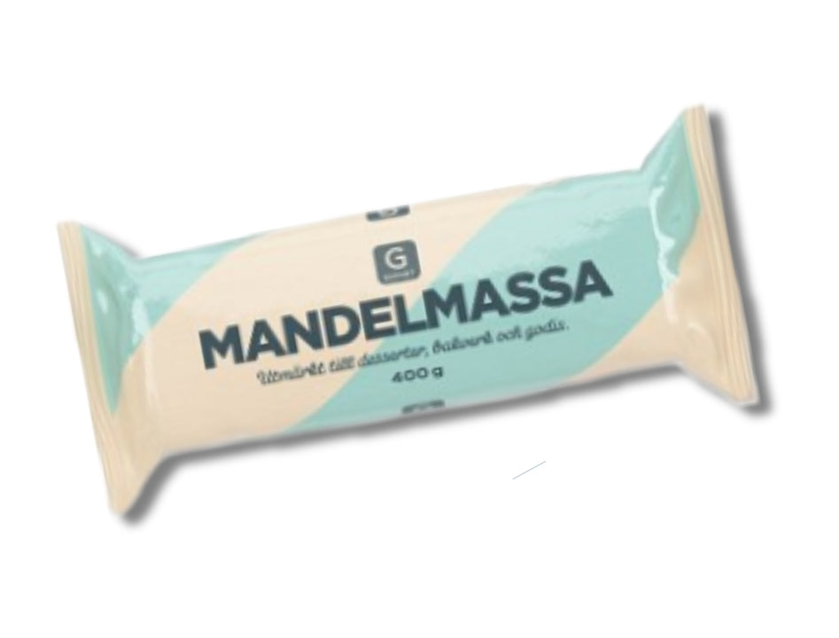 Garant Mandelmassa 400g (14.10 oz) – Premium Swedish Almond Paste for Baking & Desserts