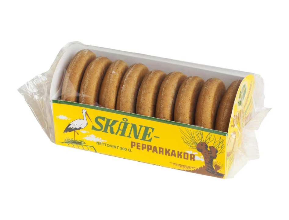 2 Pack Gille Skåne Soft Ginger bread, Skåne Pepparkakor 200g (7.05 oz), christmas cookies, swedish food, scandinavian food, ginger bread