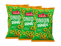 Estrella Onion Rings 3 × 200g (3 × 7.05 oz) – Authentic Swedish Crispy Onion-Flavored Corn Snacks