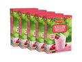 Ekströms Hallonmousse 4 Portioner 5 × 80g (5 × 2.82 oz) – Authentic Swedish Raspberry Mousse Mix