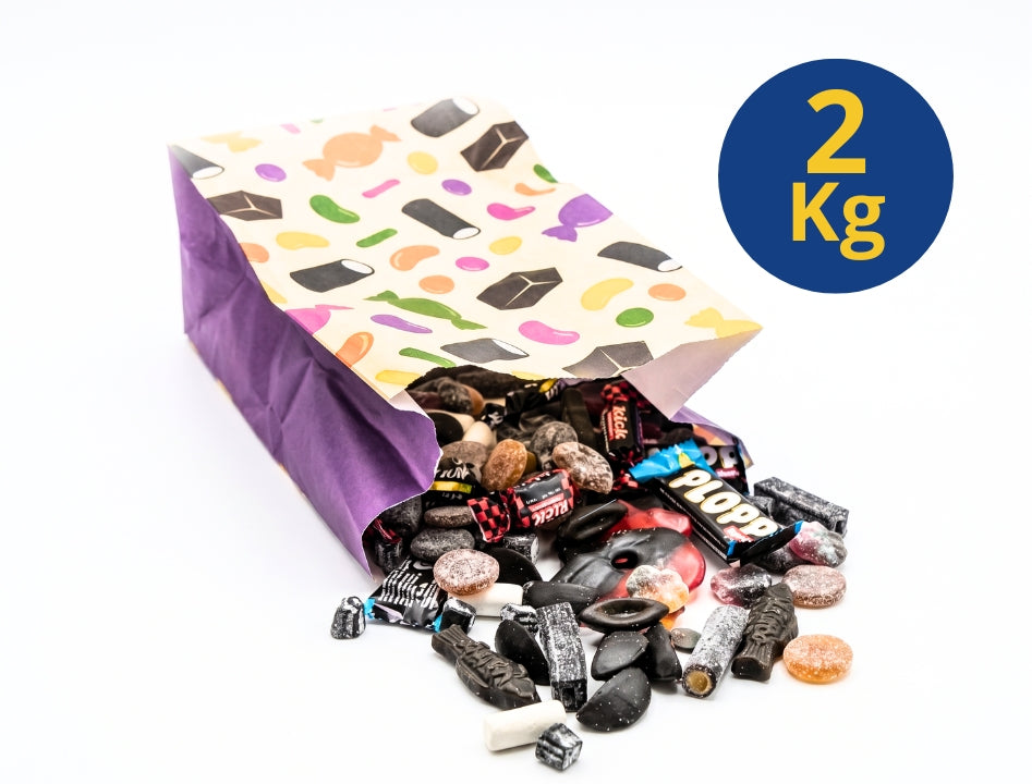 Swedish Mixed Licorice Candy 2kg (70.55 oz) – Premium Assorted Scandinavian Pick & Mix