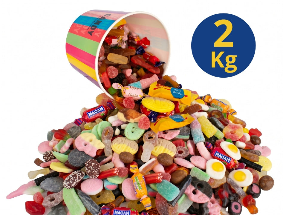 Swedish Lösgodis Candy Mix 2kg (4.4 lbs) – Authentic Swedish Pick & Mix Candy