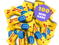 Marabou Mjölkchoklad Mini 100 × 10g (100 × 0.35 oz) – Individually Wrapped Authentic Swedish Milk Chocolate