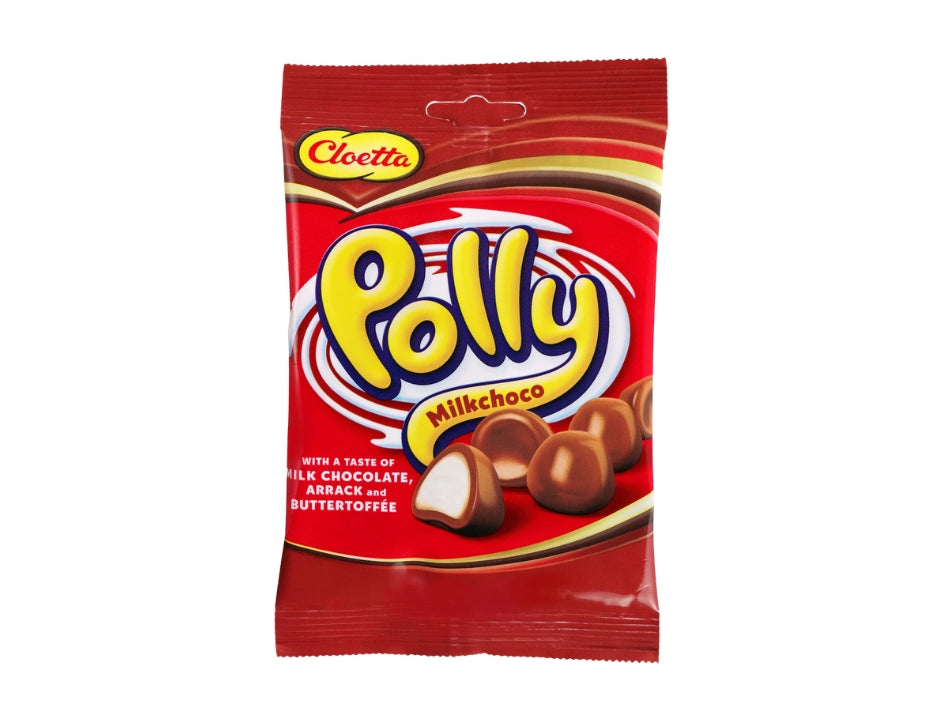Cloetta Polly Röd Chocolate Candy 200g (7.05 oz) – Authentic Swedish Chocolate-Coated Foam Candy