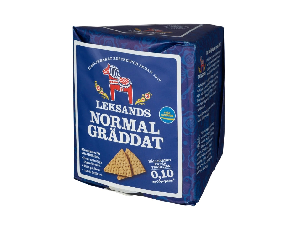 Leksands Normalgräddat Knäckebröd 200g (7.05 oz) – Authentic Swedish Crispbread