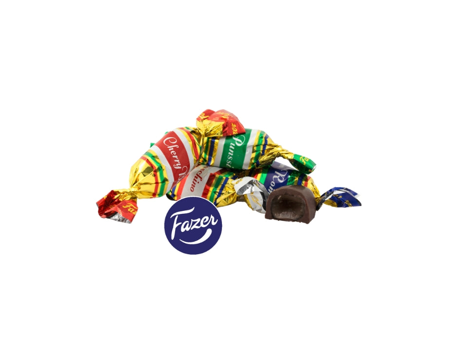 Fazer Liqueur Fills 2kg (70.55 oz) – Assorted Finnish Dark Chocolate Liqueur Pralines