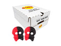 BUBS Raspberry Salty Licorice SKALLE Candy 4kg (141.10 oz) – Authentic Swedish Vegan Soft & Chewy Skull Candy Bulk Box