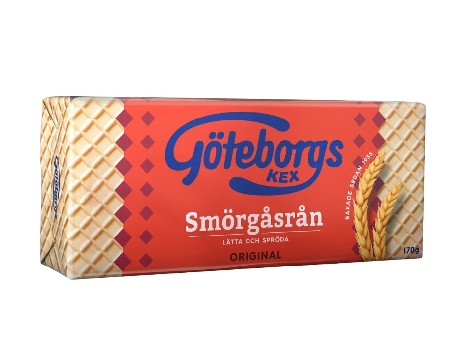 Göteborgs Kex Smörgåsrån Original 170g (5.99 oz) – Swedish Crispy Sandwich Crackers