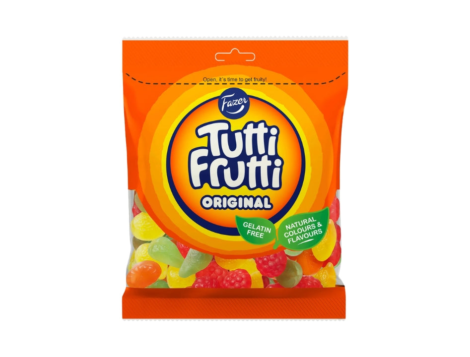 Fazer Tutti Frutti Original 180g (6.34 oz) – Vegan Finnish Fruit Candy