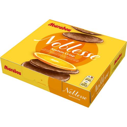 2 Boxes of Marabou Noblesse apelsin (orange) Crisp 150g (5.29 Oz) - Swedish Milk Chocolate with orange, swedish chocolate, milk chocolate