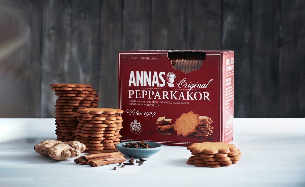 3 x Annas Pepparkakor Original 300g (10.58 oz) – Authentic Swedish Ginger Snaps
