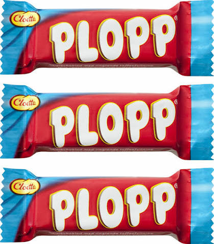 3 x Cloetta Plopp Original Mini 156g (5.50 oz) – Swedish Mini Milk Chocolate Toffee Bites