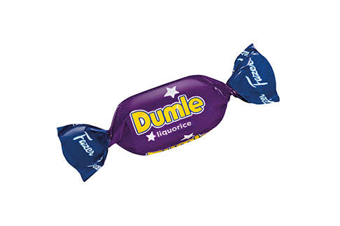 Fazer Dumle Liquorice 3kg (105.82 oz) – Includes Original Commercial Box – Finnish Milk Chocolate & Soft Caramel with Liquorice Flavor