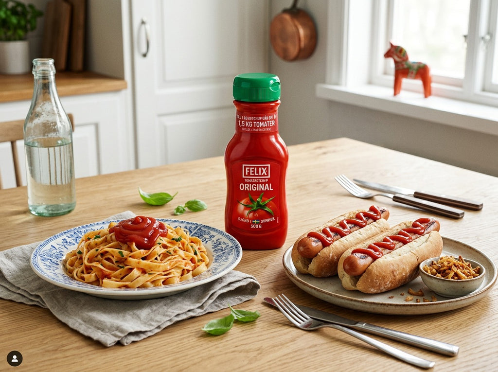 2 x Felix Original Ketchup 500g (17.64 oz) – Authentic Swedish Tomato Ketchup Made in Sweden