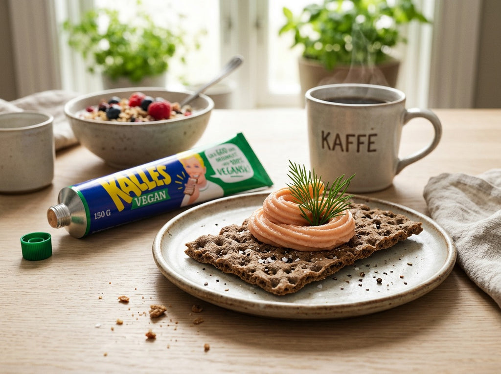 2 x Kalles Vegan Spread 150g (5.29 oz) – Authentic Swedish Plant-Based Caviar Alternative