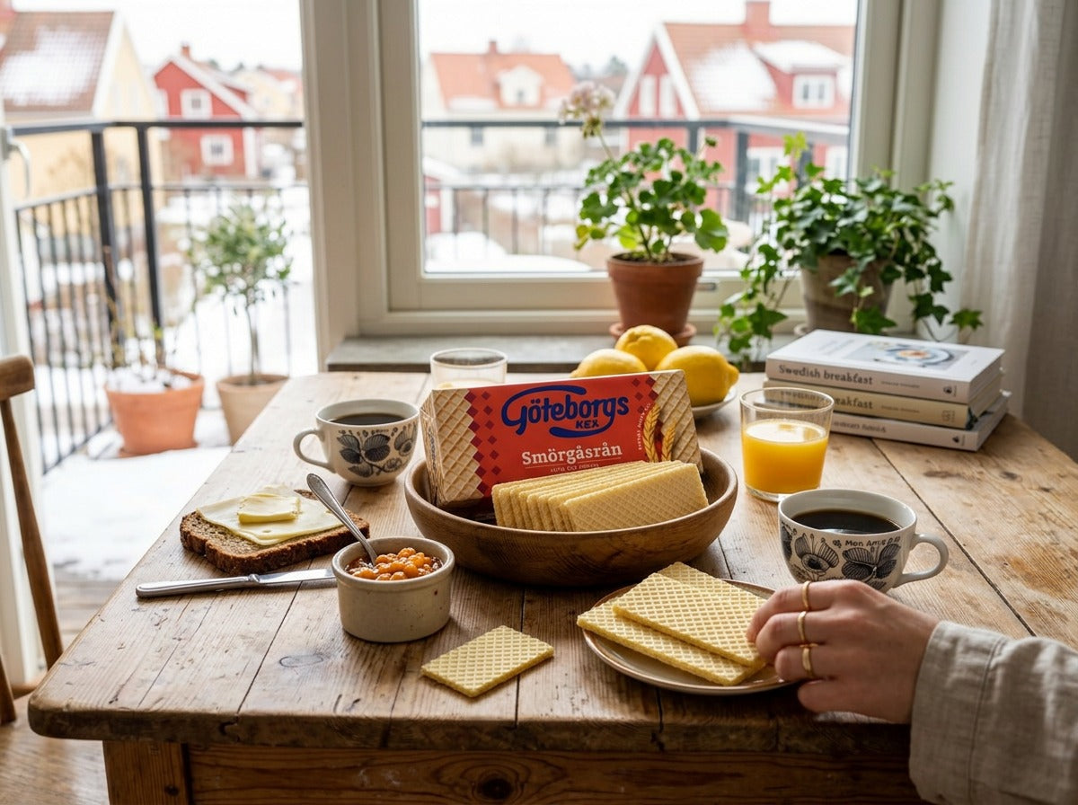 4 x Göteborgs Kex Smörgåsrån Original 170g (5.99 oz) – Swedish Crispy Sandwich Crackers