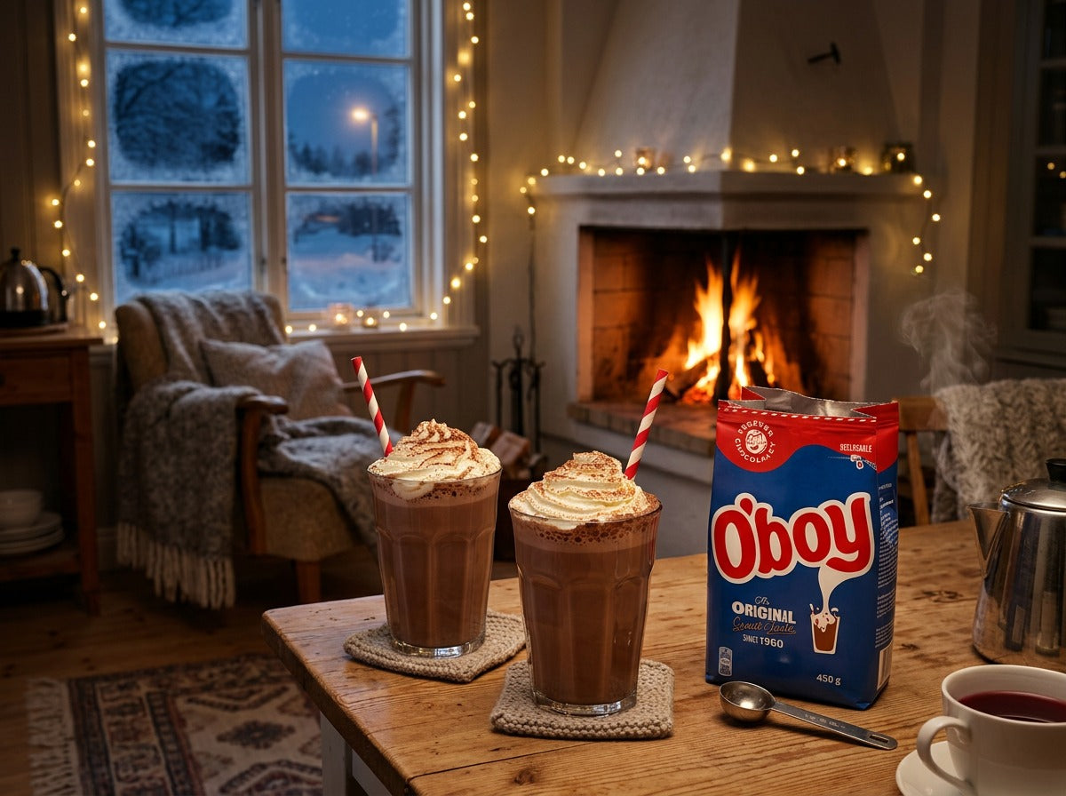 4 x O'boy Original Chocolate Drink Mix 450g (15.87 oz) – Authentic Swedish Cocoa Powder