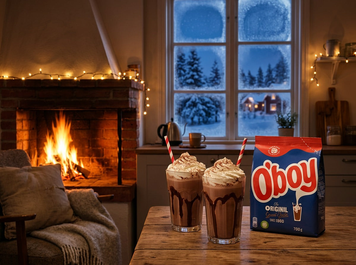 2 x O'boy Original Chocolate Drink Refill 700g (24.69 oz) – Authentic Swedish Cocoa Powder