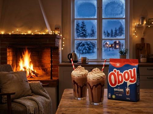 2 x O'boy Original Chocolate Drink Refill 700g (24.69 oz) – Authentic Swedish Cocoa Powder