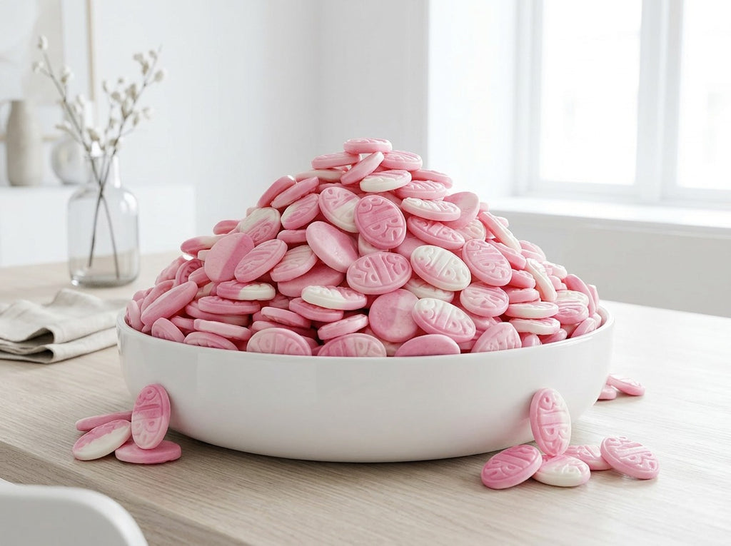 BUBS Wild Berry Pomegranate OVALS Candy 2.8kg (98.77 oz) – Authentic Swedish Vegan Soft & Chewy Candy Bulk Box