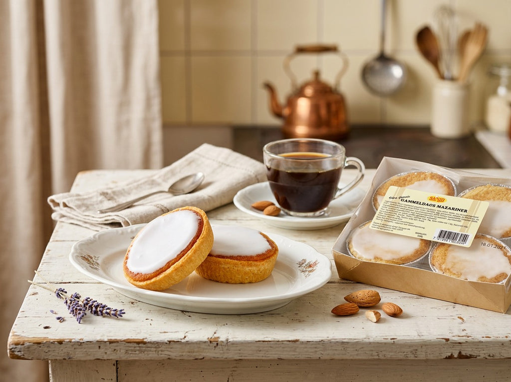 Sanjo Gammeldags Mazariner 8 × 220g (8 × 7.76 oz) – Authentic Swedish Traditional Almond Pastries
