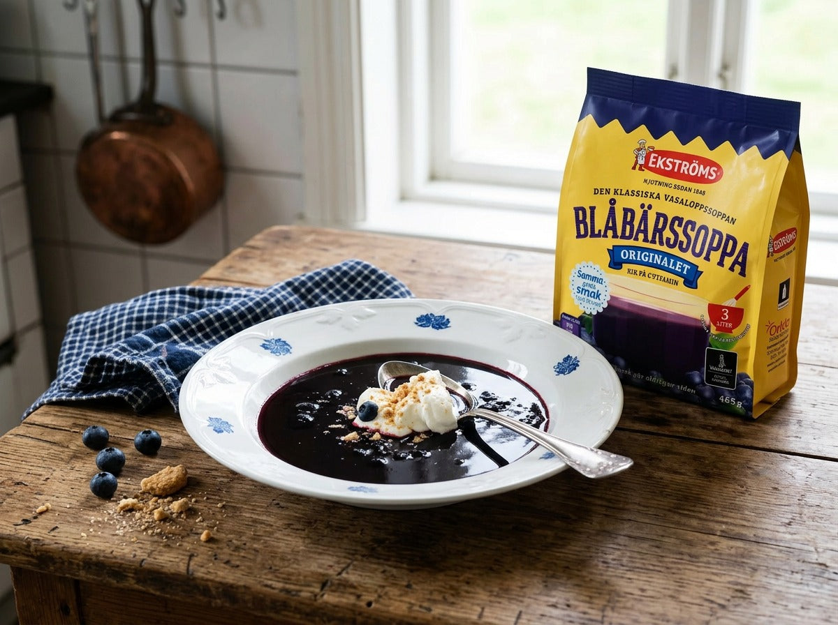 Ekströms Blåbärssoppa 465g (16.4 oz) – Authentic Swedish Blueberry Soup Mix
