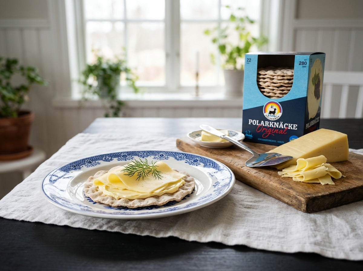 Polarbröd Knäcke Runda Original 280g (9.88 oz) – Authentic Swedish Round Crispbread