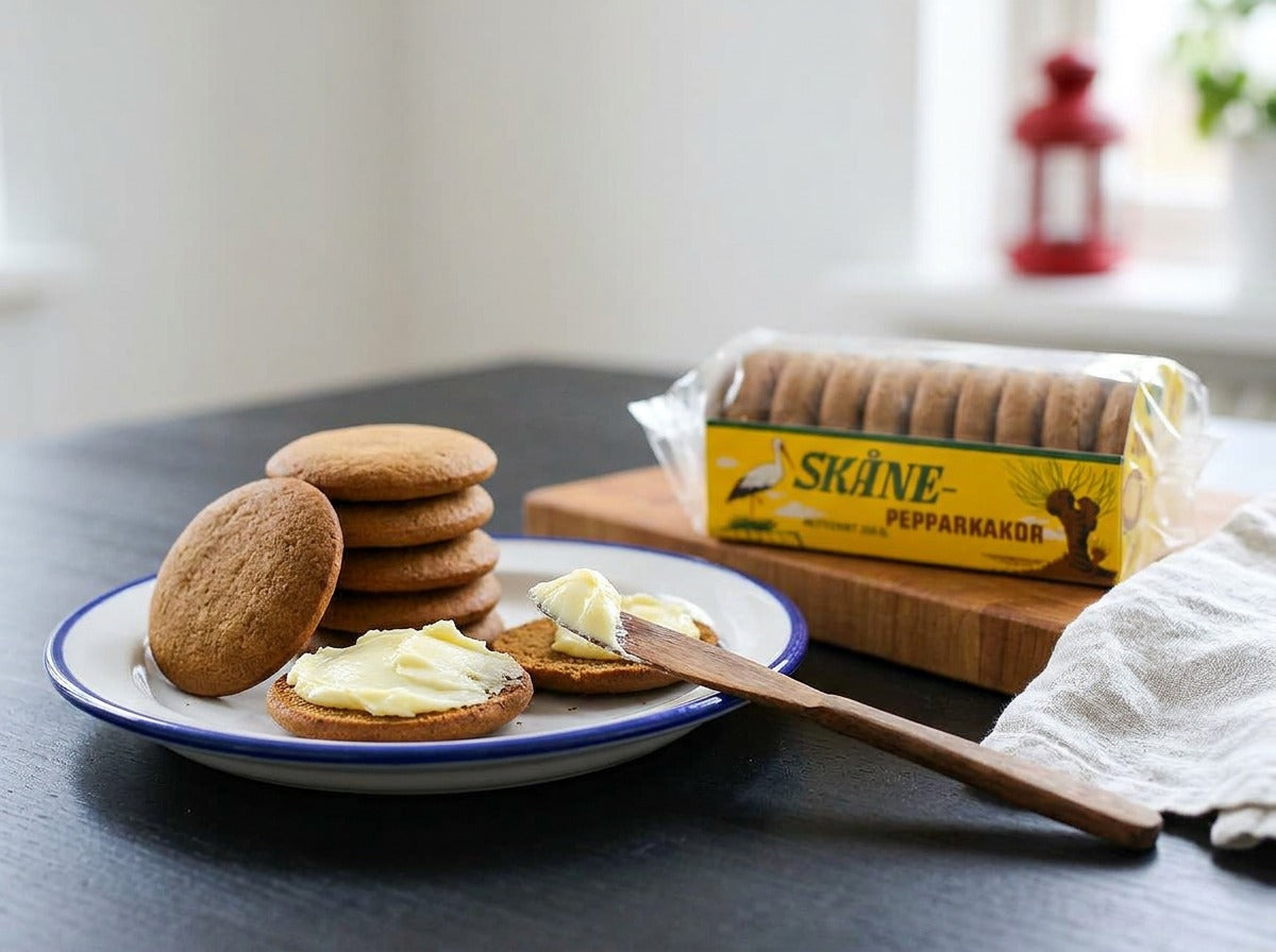 Gille Skånepepparkakor 3 × 200g (3 × 7.05 oz) – Authentic Swedish Ginger Snaps